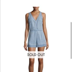 Rag and bone Mojave denim romper- size medium